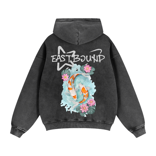 Koi Fish Zip Hoodie