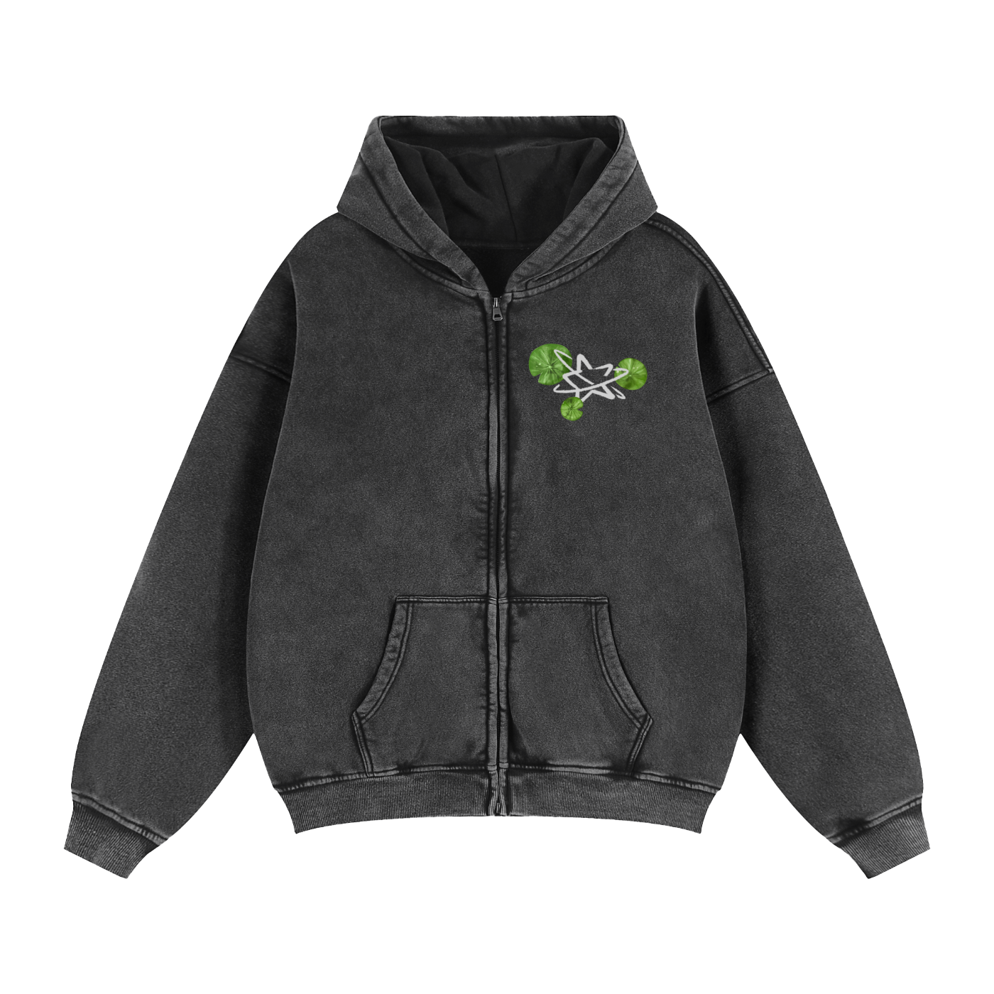 Koi Fish Zip Hoodie