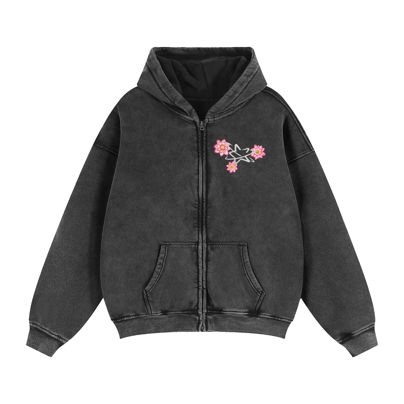 Lotus Zip Hoodie